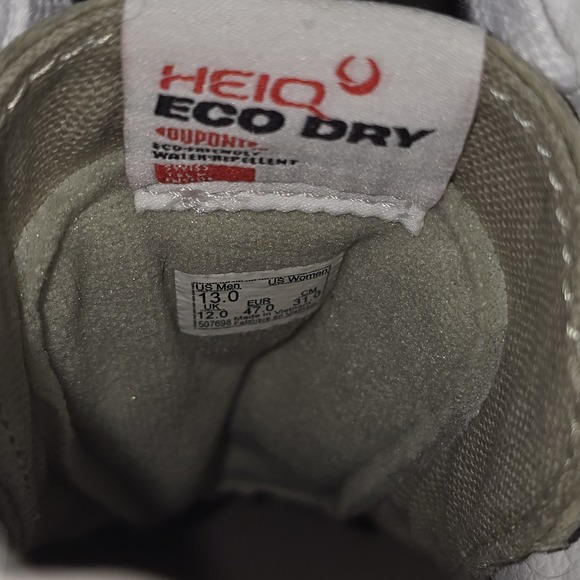 Vans SK8-Hi HEIQ Eco Dry Shoes Mens Sz 13 Suede Sage Green Skate Sneakers - Picture 8 of 8